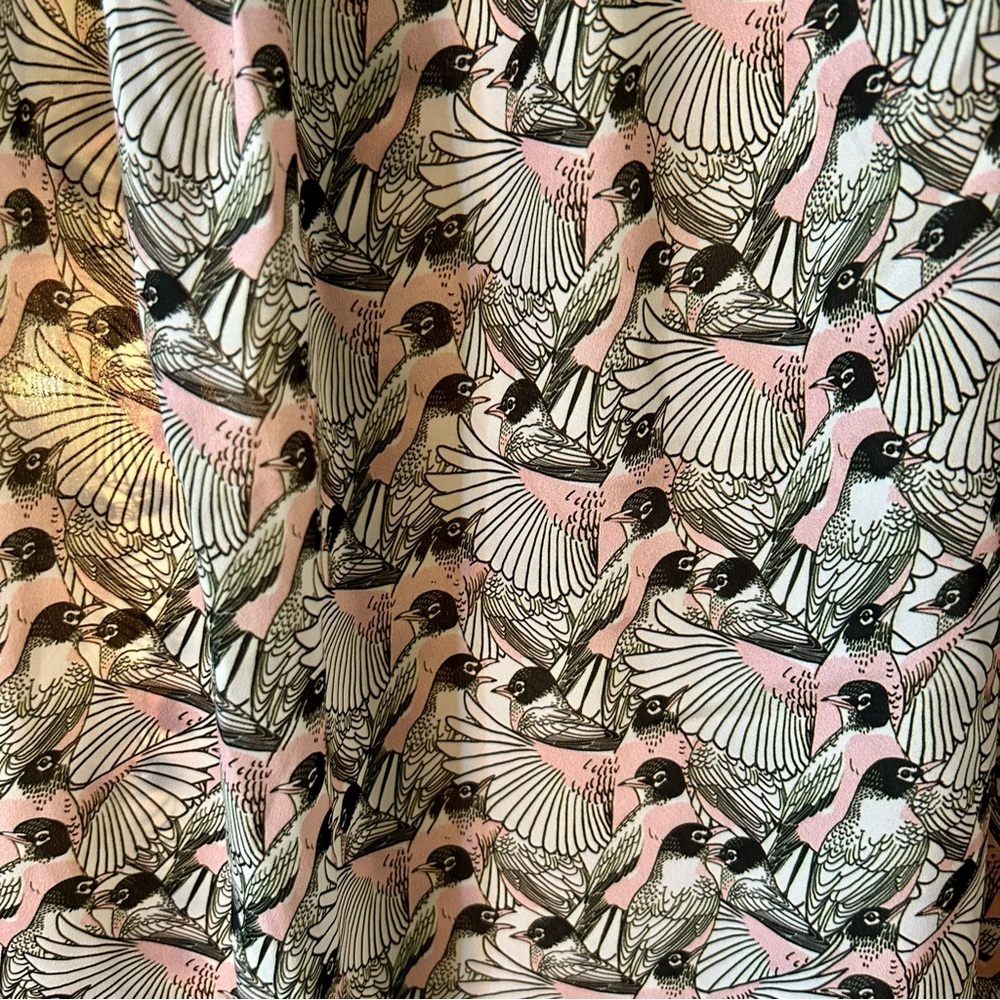 eShakti Custom Bird Print Plus Size‎ Blouse - Picture 3 of 9